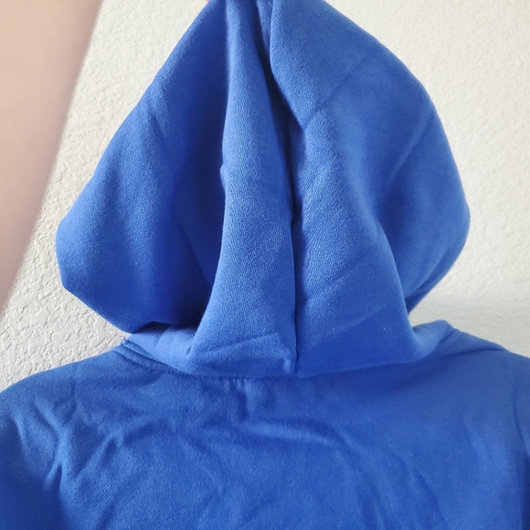 LF BSBW mix media cropped sweatshirt hoodie NWT - Picture 6 of 10